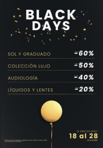 black week opticas perez setien albacete